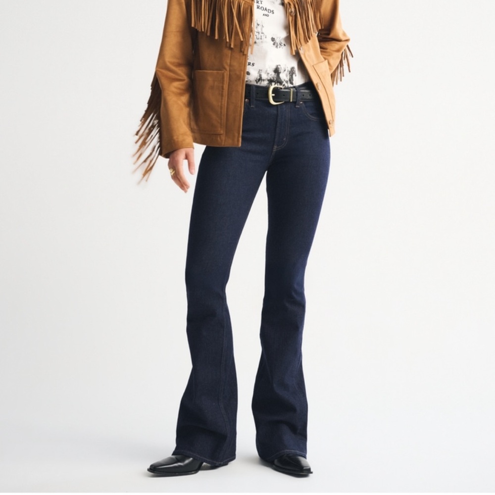 Abercrombie & Fitch Mid Rise Bootcut Jean
